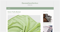 Desktop Screenshot of davewilsonforhcc.com